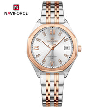 Cargar imagen en el visor de la galería, Naviforce Acero Calendario Ref NF5052