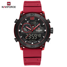 Cargar imagen en el visor de la galería, Naviforce Goma Doble Hora Ref NF6104