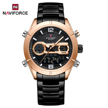 Cargar imagen en el visor de la galería, Naviforce Acero Doble Hora Ref NF9232
