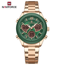 Cargar imagen en el visor de la galería, Naviforce Acero Doble Hora Ref NF5045S