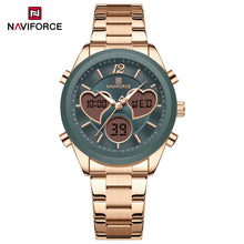 Cargar imagen en el visor de la galería, Naviforce Acero Doble Hora Ref NF5045S
