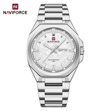 Cargar imagen en el visor de la galería, Naviforce Acero Calendario Ref NF9273
