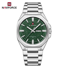 Cargar imagen en el visor de la galería, Naviforce Acero Calendario Ref NF9273