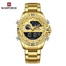 Cargar imagen en el visor de la galería, Naviforce Acero Doble Hora Ref NF9262S