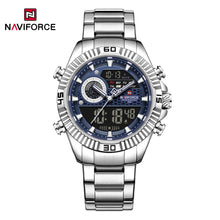 Cargar imagen en el visor de la galería, Naviforce Acero Doble Hora Ref NF9262S