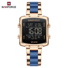 Cargar imagen en el visor de la galería, Naviforce Acero Digital Dama Ref NF5057