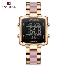 Cargar imagen en el visor de la galería, Naviforce Acero Digital Dama Ref NF5057