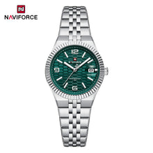 Cargar imagen en el visor de la galería, Naviforce Dama Acero Calendario Ref NF5079