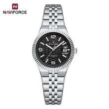 Cargar imagen en el visor de la galería, Naviforce Dama Acero Calendario Ref NF5079