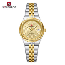 Cargar imagen en el visor de la galería, Naviforce Dama Acero Calendario Ref NF5079