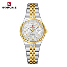 Cargar imagen en el visor de la galería, Naviforce Dama Acero Calendario Ref NF5079