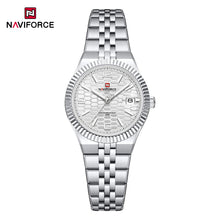 Cargar imagen en el visor de la galería, Naviforce Dama Acero Calendario Ref NF5079