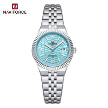 Cargar imagen en el visor de la galería, Naviforce Dama Acero Calendario Ref NF5079