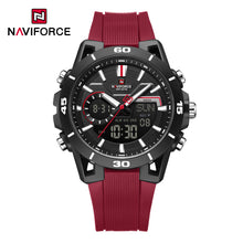 Cargar imagen en el visor de la galería, Naviforce Goma Doble Hora Ref NF7135