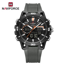 Cargar imagen en el visor de la galería, Naviforce Goma Doble Hora Ref NF7135