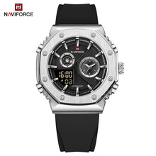 Cargar imagen en el visor de la galería, Naviforce Acero Doble Hora Ref NF9216T