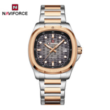 Cargar imagen en el visor de la galería, Naviforce Acero Calendario Ref NF9240