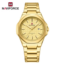 Cargar imagen en el visor de la galería, Naviforce Acero Calendario Ref NF9258
