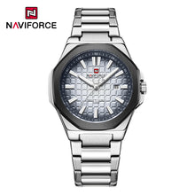 Cargar imagen en el visor de la galería, Naviforce Acero Calendario Ref NF9258