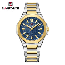 Cargar imagen en el visor de la galería, Naviforce Acero Calendario Ref NF9258