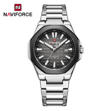 Cargar imagen en el visor de la galería, Naviforce Acero Calendario Ref NF9258