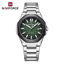 Cargar imagen en el visor de la galería, Naviforce Acero Calendario Ref NF9258