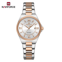 Cargar imagen en el visor de la galería, Naviforce Dama Acero Calendario Ref NF5073