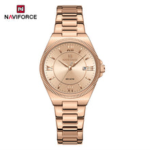 Cargar imagen en el visor de la galería, Naviforce Dama Acero Calendario Ref NF5073