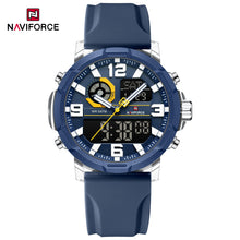 Cargar imagen en el visor de la galería, Naviforce Goma Doble Hora Ref NF7130