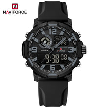 Cargar imagen en el visor de la galería, Naviforce Goma Doble Hora Ref NF7130