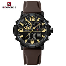 Cargar imagen en el visor de la galería, Naviforce Goma Doble Hora Ref NF7130