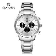 Cargar imagen en el visor de la galería, Naviforce Acero Cronógrafo Ref NF8076