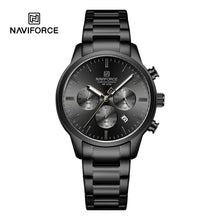 Cargar imagen en el visor de la galería, Naviforce Acero Cronógrafo Ref NF8076
