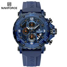 Cargar imagen en el visor de la galería, Naviforce Goma Cronógrafo Ref NF7123