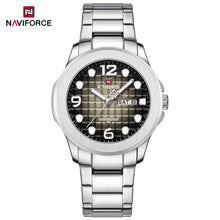 Cargar imagen en el visor de la galería, Naviforce Acero Calendario Ref NF9244