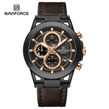 Cargar imagen en el visor de la galería, Naviforce Cuero Cronografo Ref NF8073