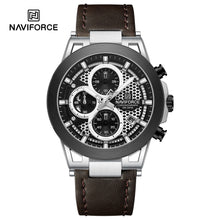 Cargar imagen en el visor de la galería, Naviforce Cuero Cronografo Ref NF8073