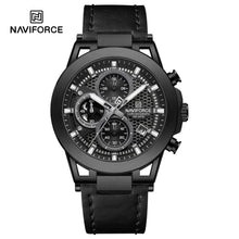 Cargar imagen en el visor de la galería, Naviforce Cuero Cronografo Ref NF8073