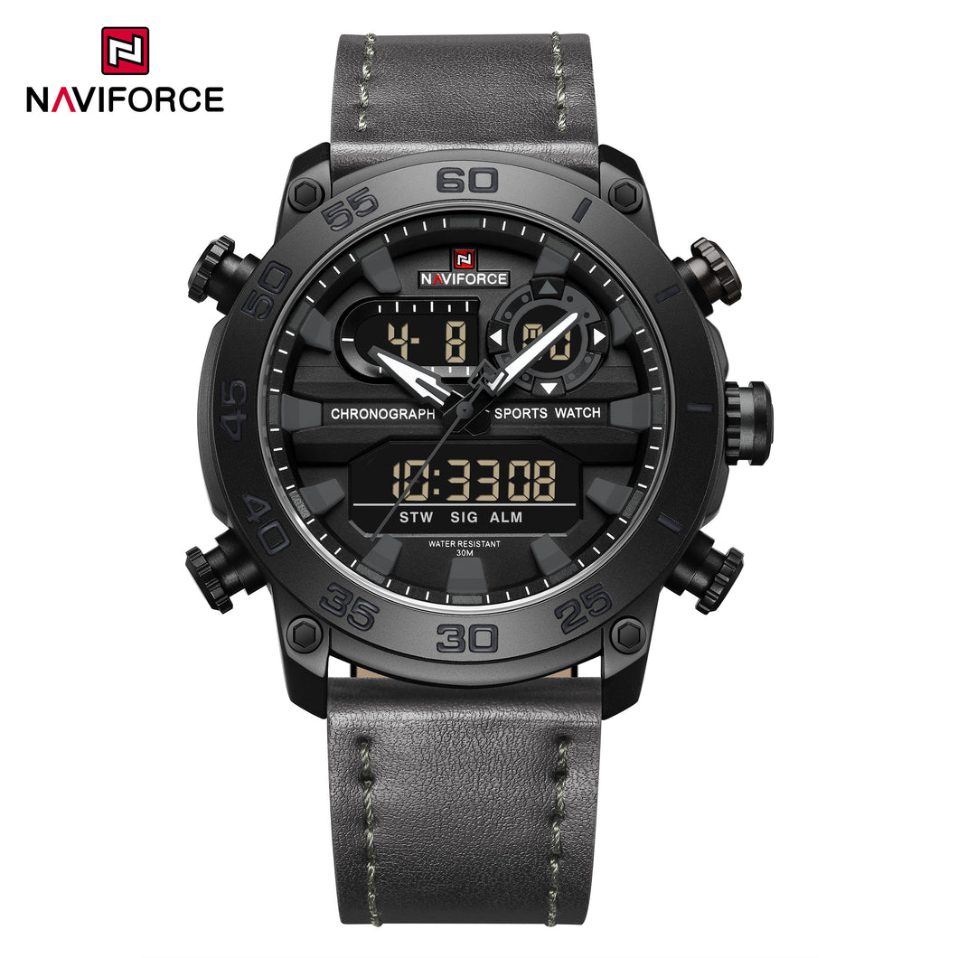 Naviforce Cuero Doble Hora Ref NF9235