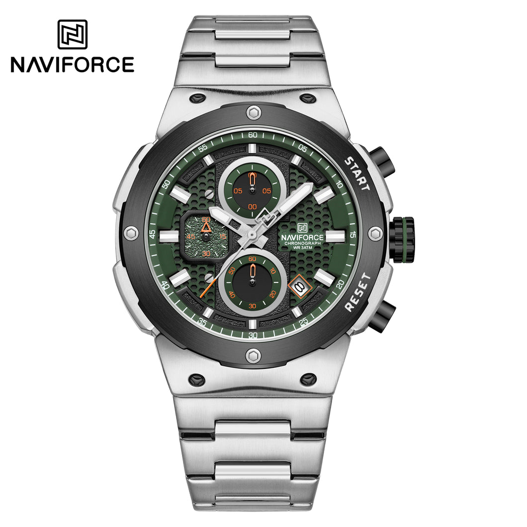Naviforce Acero Cronografo Funcional  Ref NF8072