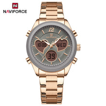Cargar imagen en el visor de la galería, Naviforce Acero Doble Hora Ref NF5045S
