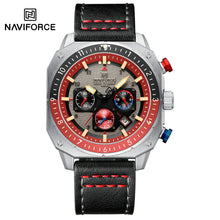 Cargar imagen en el visor de la galería, Naviforce Cuero Cronógrafo Ref NF8057
