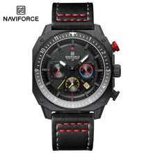 Cargar imagen en el visor de la galería, Naviforce Cuero Cronógrafo Ref NF8057
