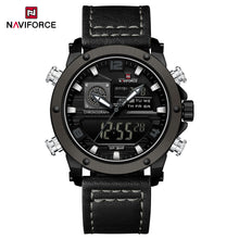 Cargar imagen en el visor de la galería, Naviforce Cuero Doble Hora Ref NF9236
