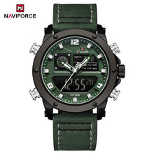 Cargar imagen en el visor de la galería, Naviforce Cuero Doble Hora Ref NF9236
