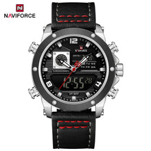 Cargar imagen en el visor de la galería, Naviforce Cuero Doble Hora Ref NF9236
