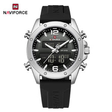 Cargar imagen en el visor de la galería, Naviforce Goma Doble Hora Ref NF9264
