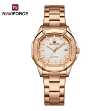Cargar imagen en el visor de la galería, Naviforce Dama Acero Calendario Ref NF5069S
