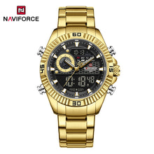 Cargar imagen en el visor de la galería, Naviforce Acero Doble Hora Ref NF9262S
