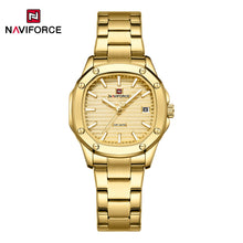 Cargar imagen en el visor de la galería, Naviforce Dama Acero Calendario Ref NF5069S
